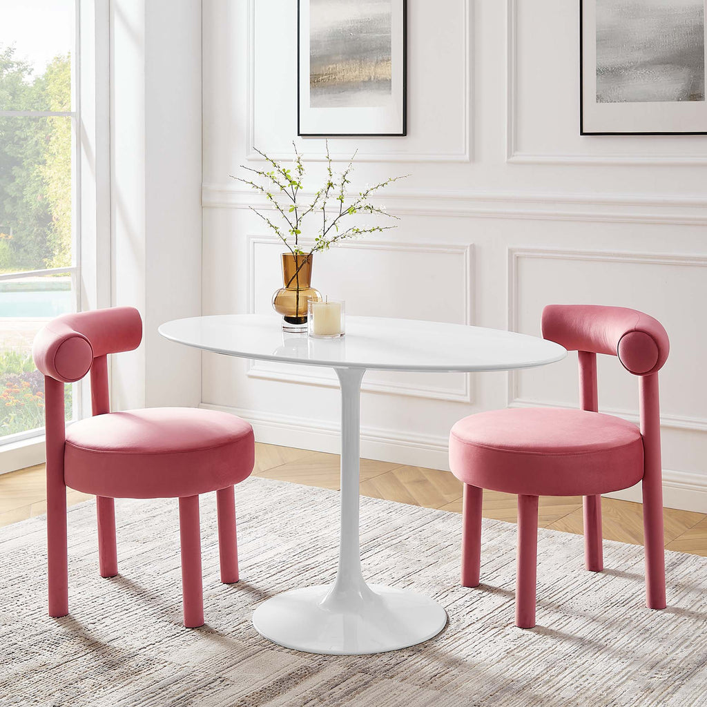 Lippa Oval Wood Dining Table by Modway
