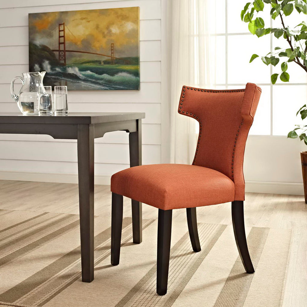 Curve Fabric Dining Chair by Modway
