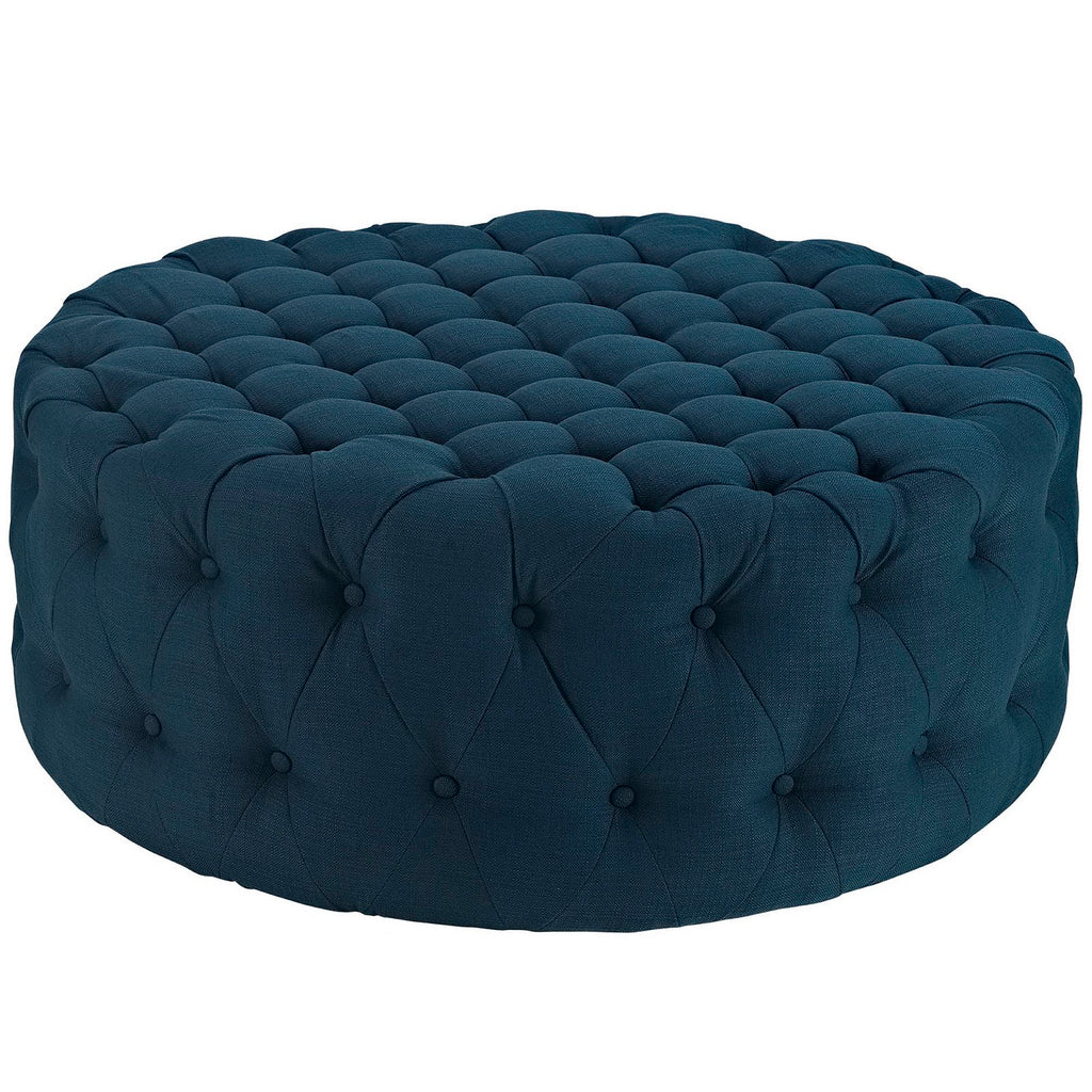 Amour Upholstered Fabric Ottoman by Modway
