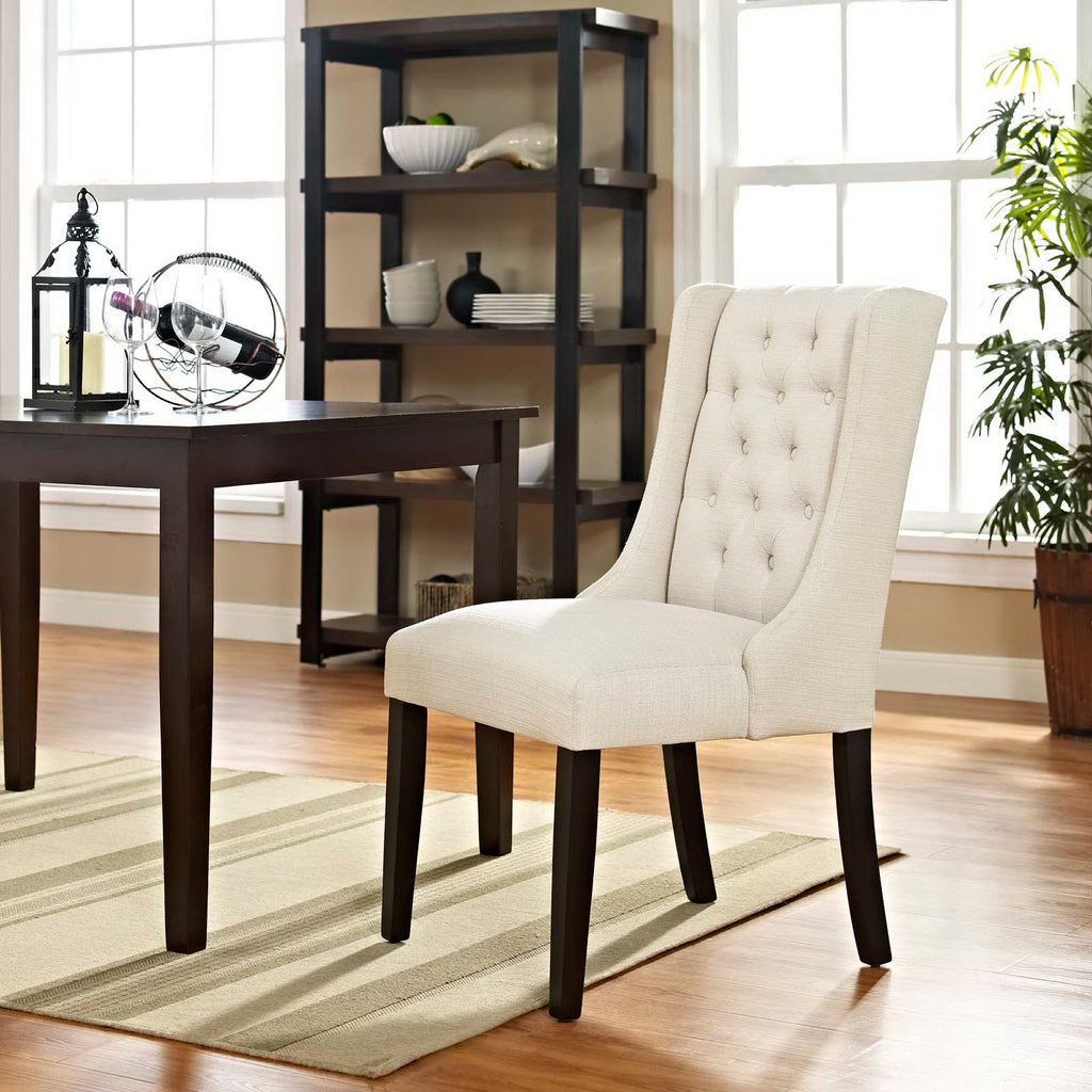 Baronet Button Tufted Fabric Dining Chair by Modway