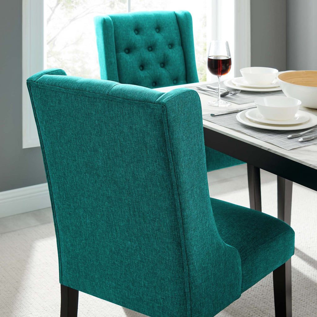 Baronet Button Tufted Fabric Dining Chair by Modway