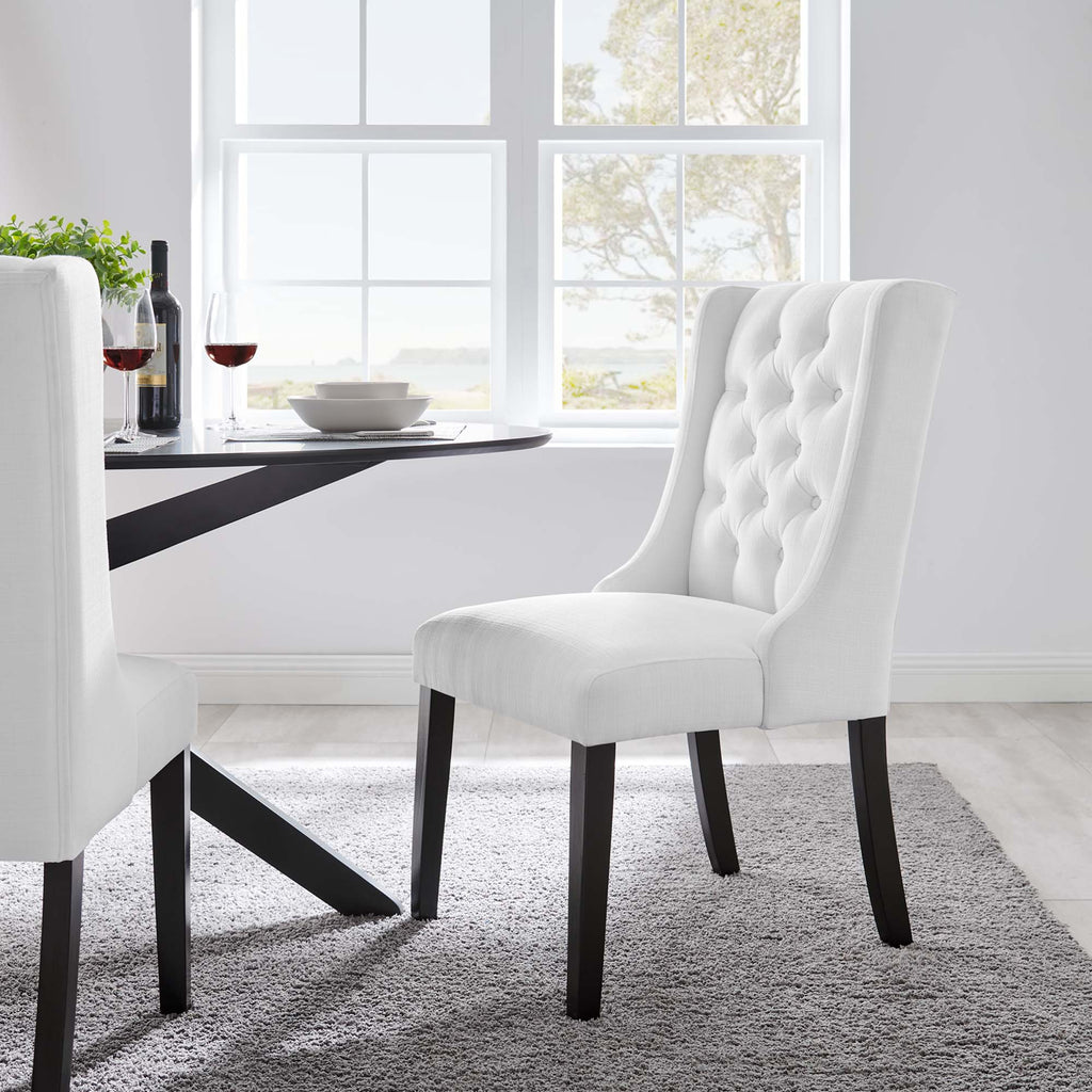 Baronet Button Tufted Fabric Dining Chair by Modway