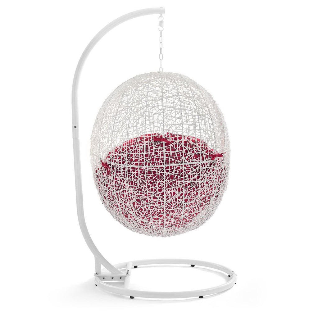 Hide Outdoor Patio Swing Chair With Stand by Modway