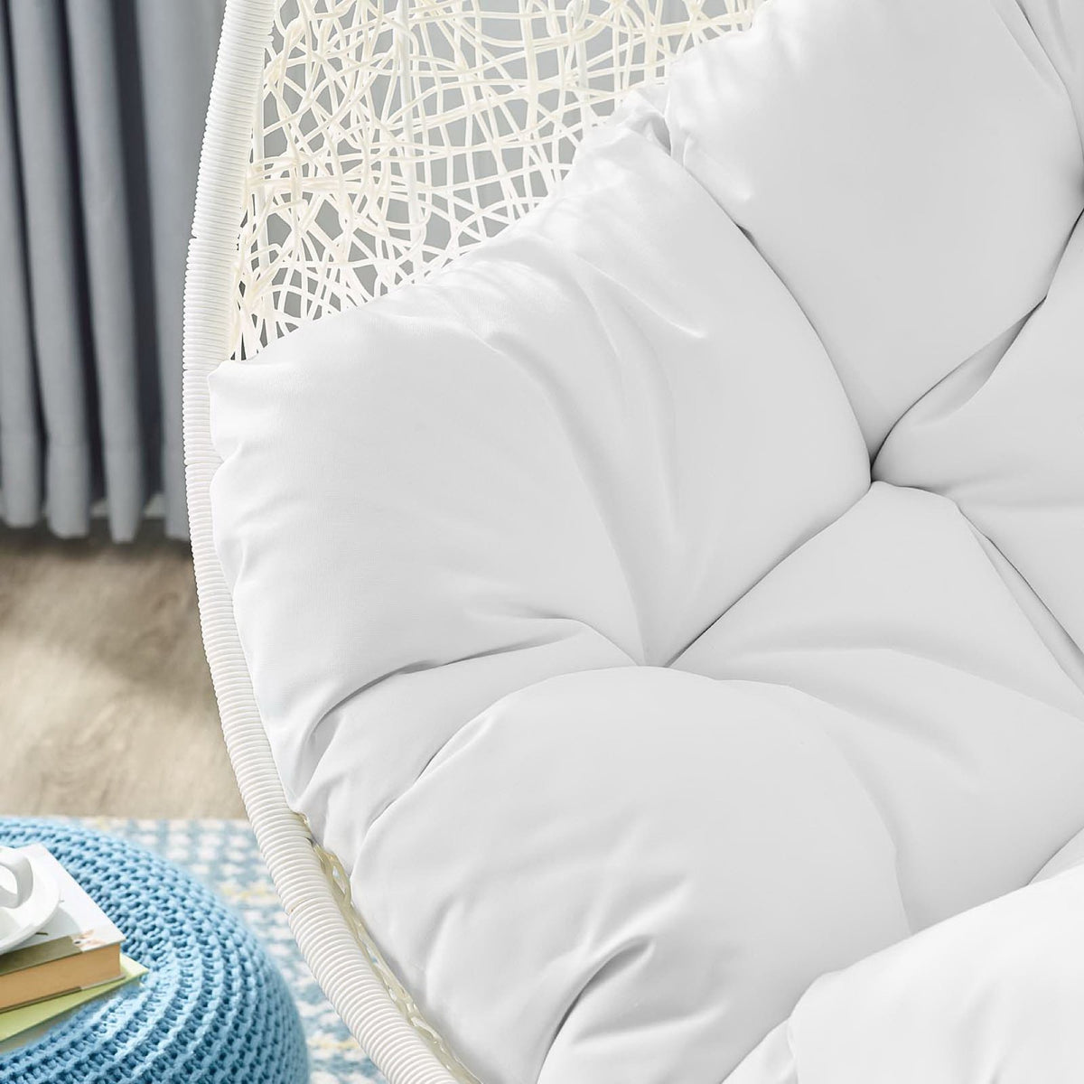 Hide Outdoor Patio Swing Chair With Stand by Modway