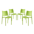 Hipster Dining Side Chair Set of 4 by Modway