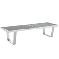 Sauna 5' Stainless Steel Bench by Modway
