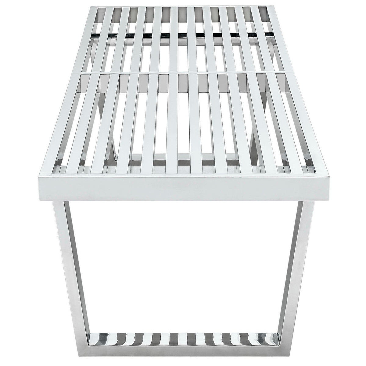 Sauna 5' Stainless Steel Bench by Modway