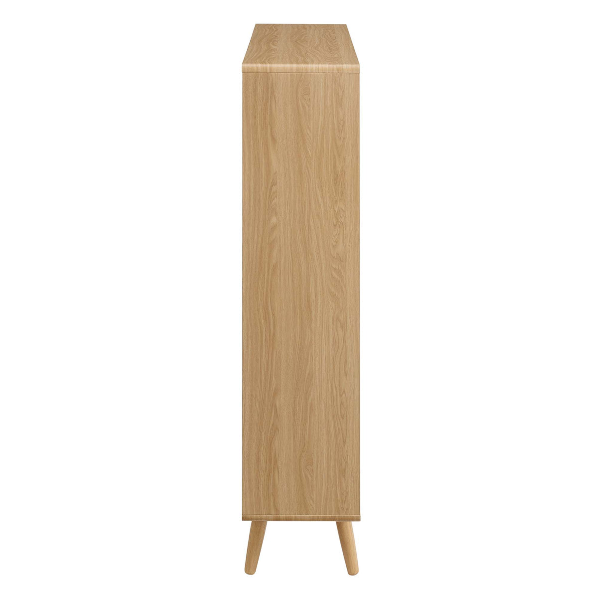 Transmit 7 Shelf Wood Grain Bookcase by Modway