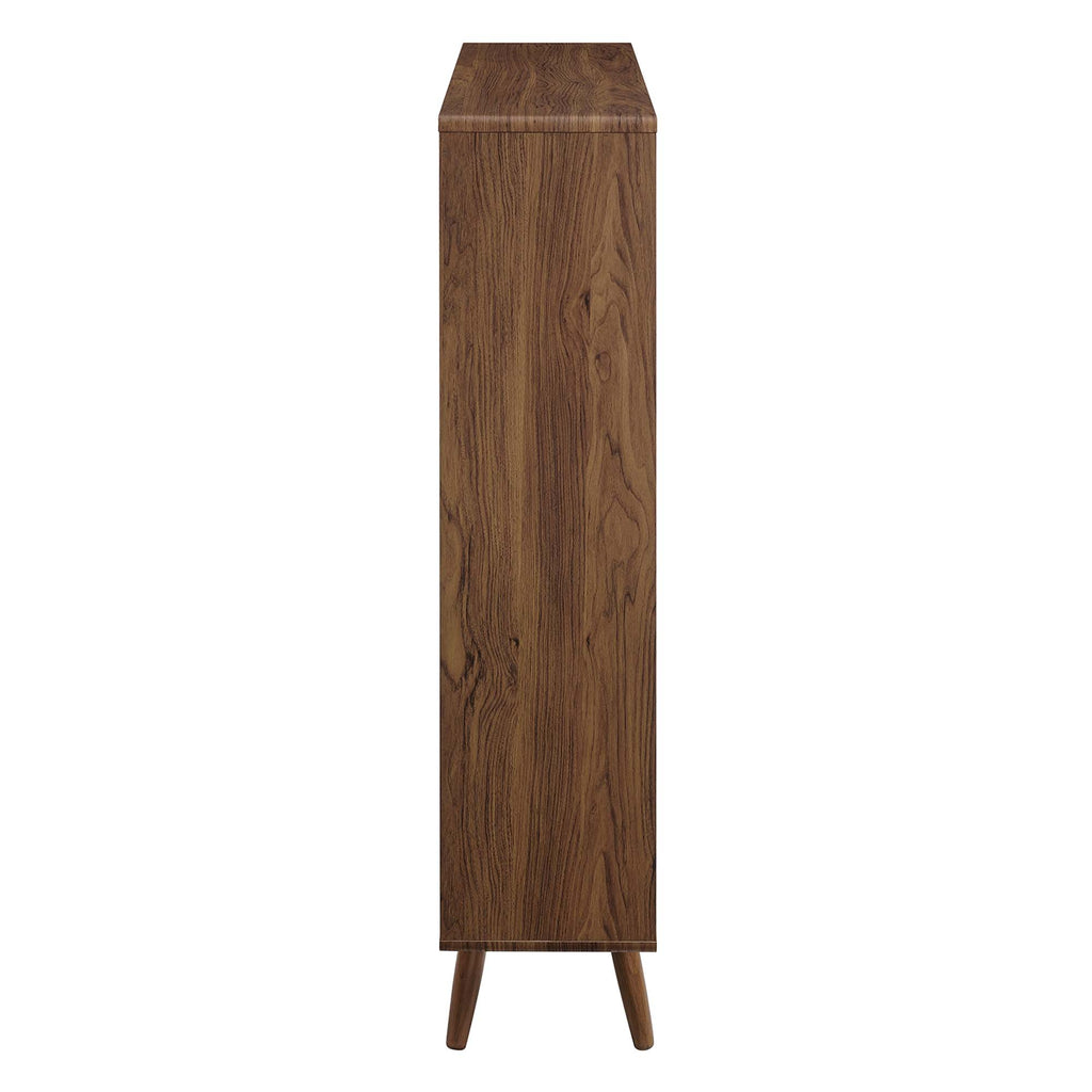 Transmit 7 Shelf Wood Grain Bookcase by Modway