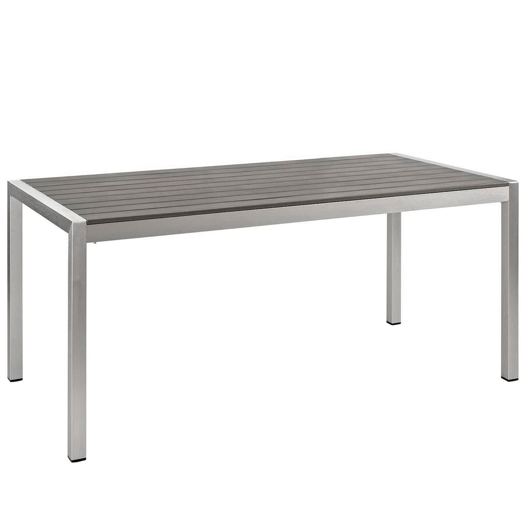 Shore 9 Piece Outdoor Patio Aluminum Dining Set by Modway
