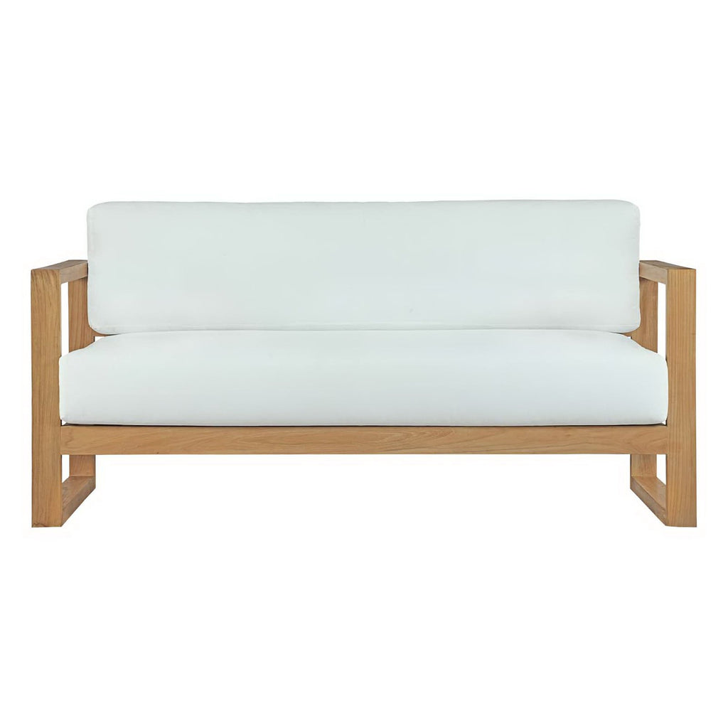 Upland Outdoor Patio Teak Sofa by Modway