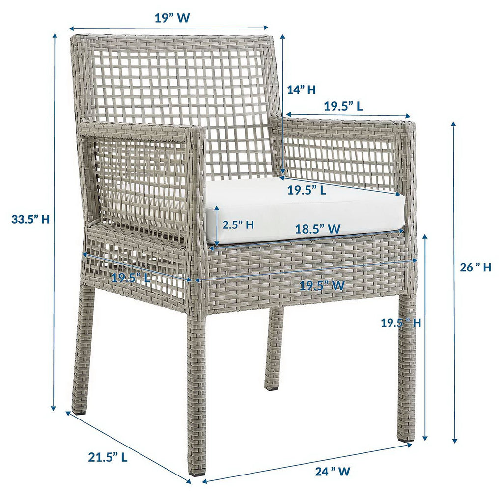 Aura 7 Piece Outdoor Patio Wicker Rattan Set by Modway