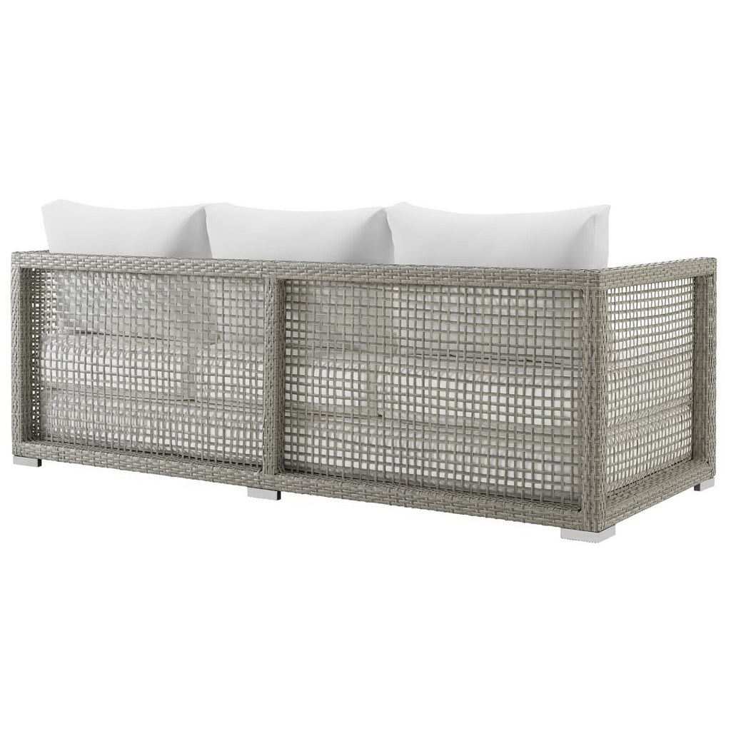 Aura Outdoor Patio Wicker Rattan Sofa by Modway