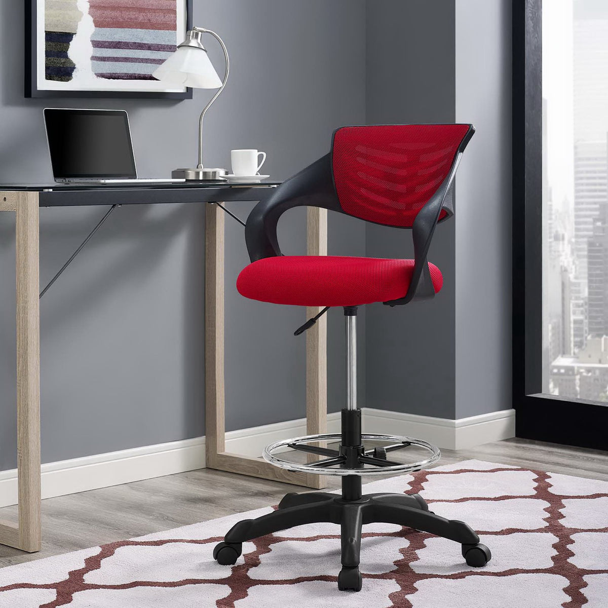 Thrive Mesh Drafting Chair by Modway