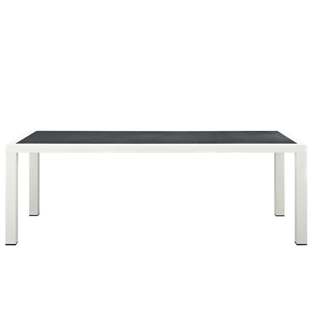 Stance 90.5" Outdoor Patio Aluminum Dining Table by Modway