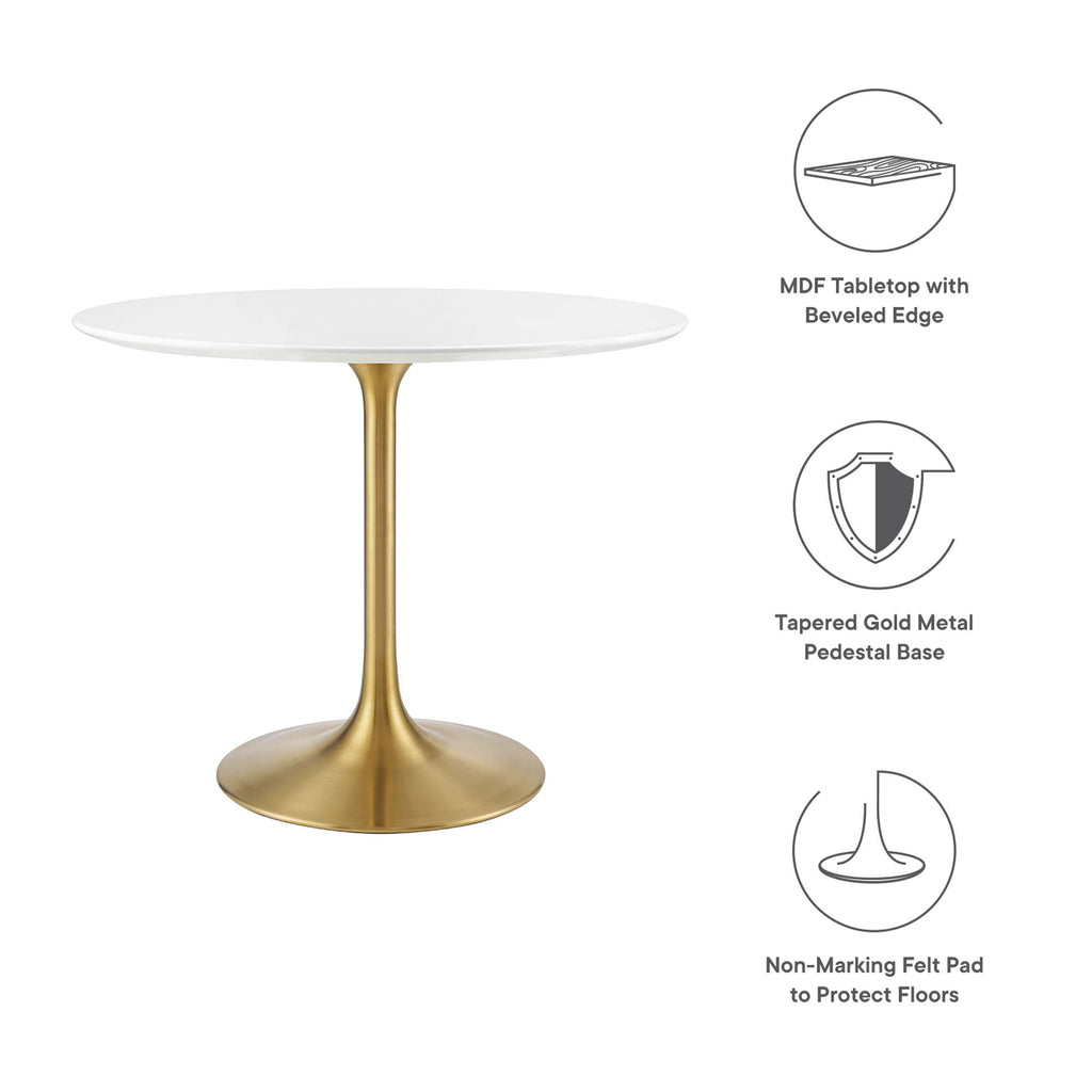 Lippa Round Wood Dining Table by Modway