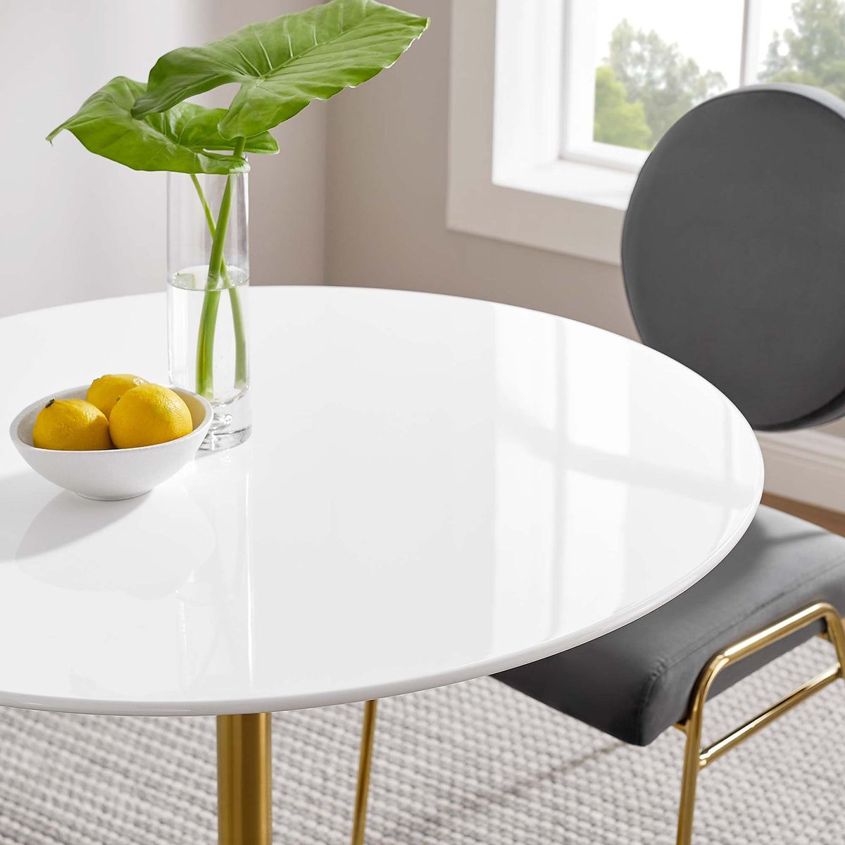 Lippa Round Wood Dining Table by Modway