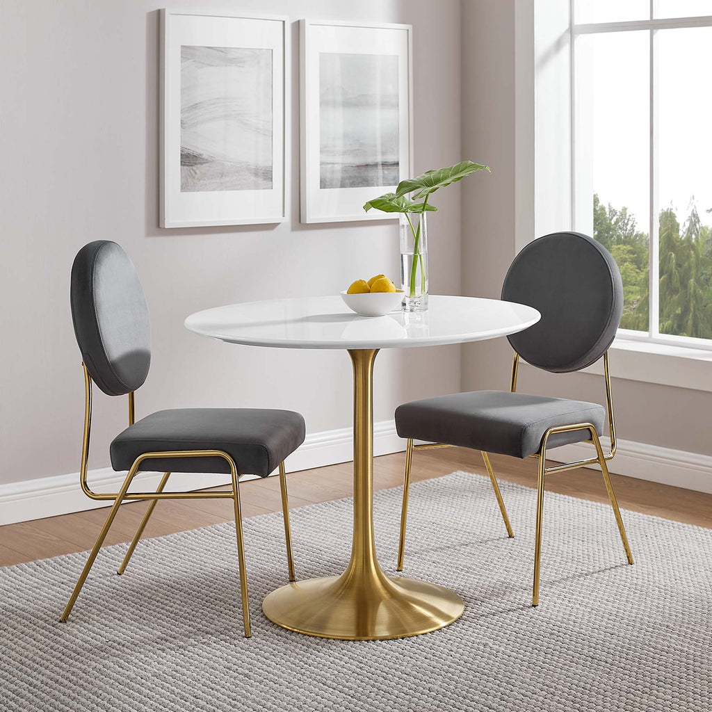 Lippa Round Wood Dining Table by Modway