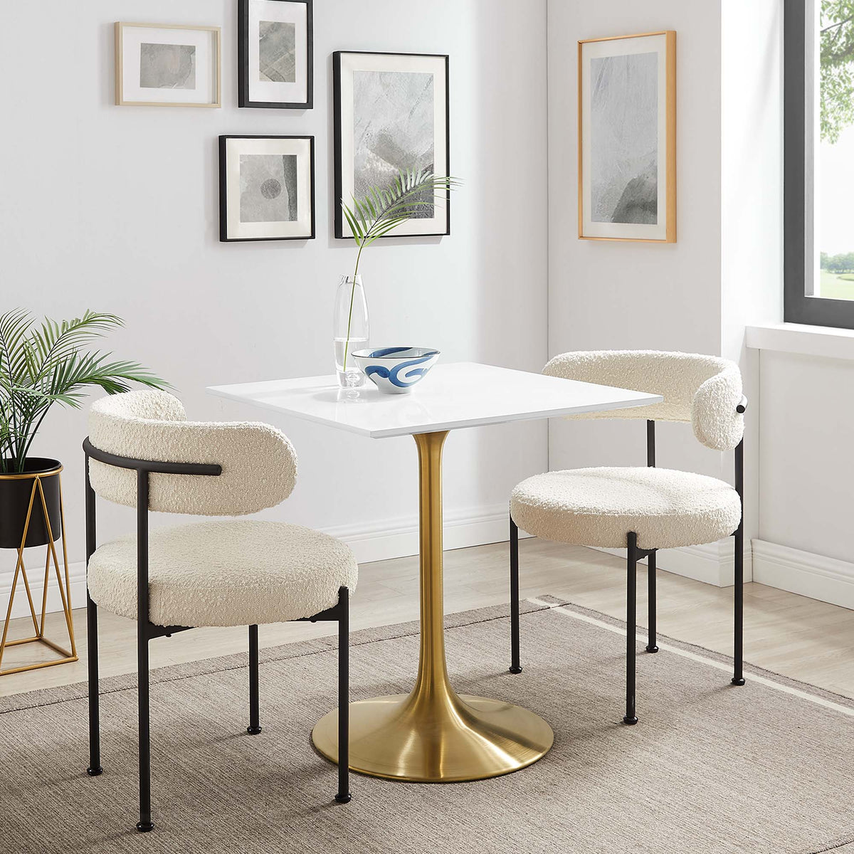 Lippa Square Wood Dining Table by Modway
