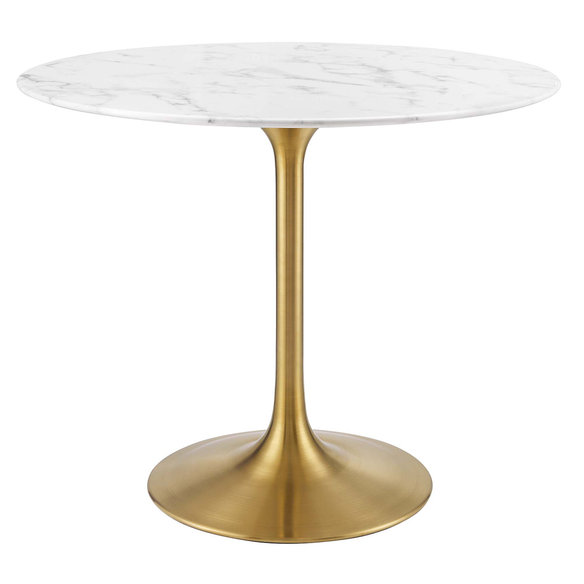 Lippa Round Faux Marble Dining Table by Modway