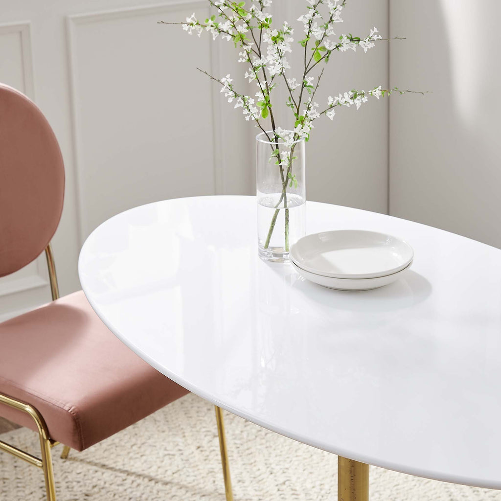 Lippa Oval Wood Dining Table by Modway