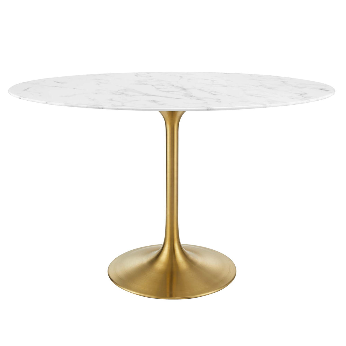Lippa Oval Faux Marble Dining Table by Modway