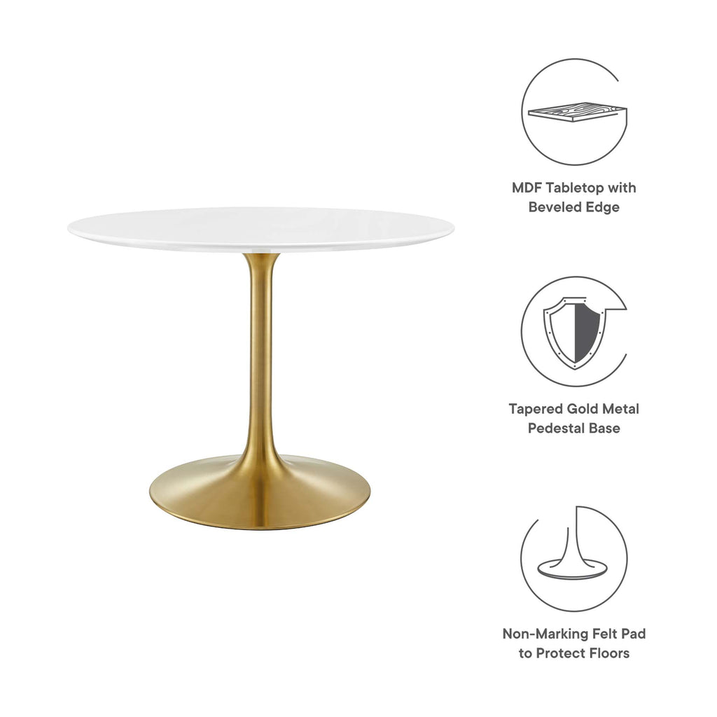 Lippa Round Wood Dining Table by Modway