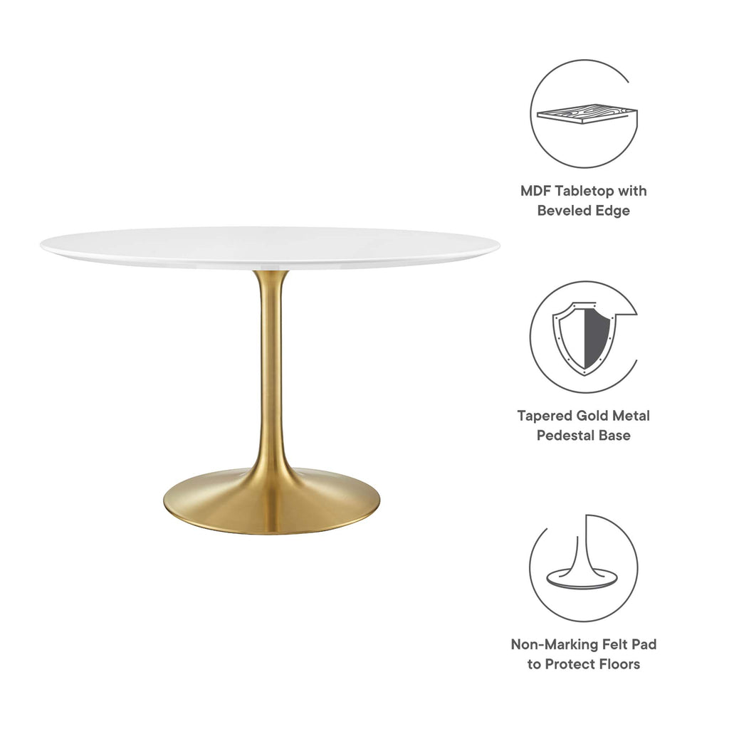 Lippa Round Wood Dining Table by Modway