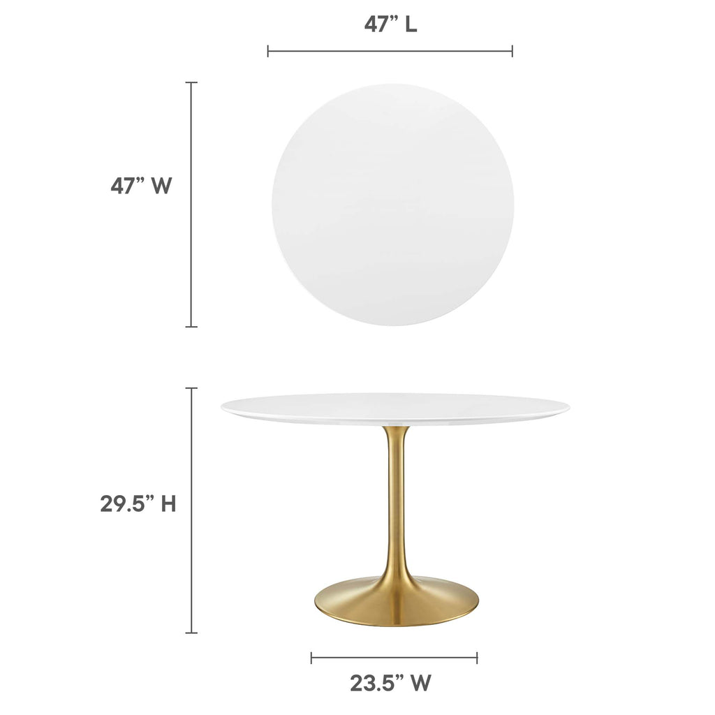Lippa Round Wood Dining Table by Modway