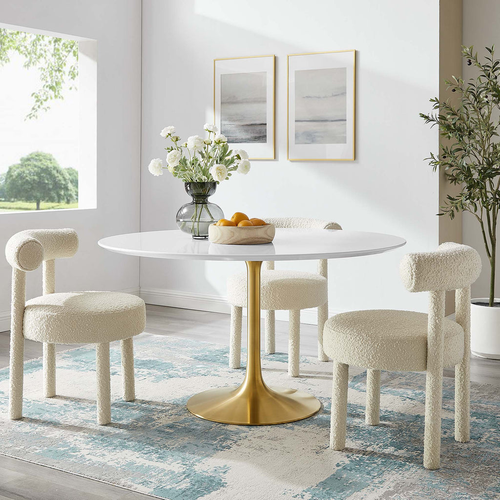 Lippa Round Wood Dining Table by Modway