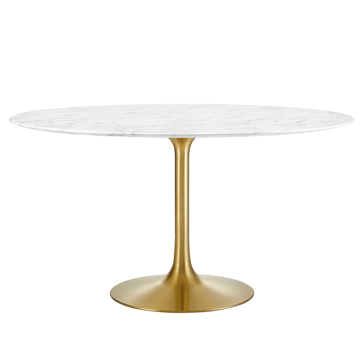 Lippa Round Faux Marble Dining Table by Modway