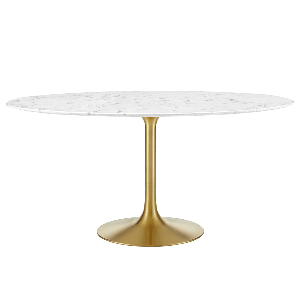 Lippa Round Faux Marble Dining Table by Modway