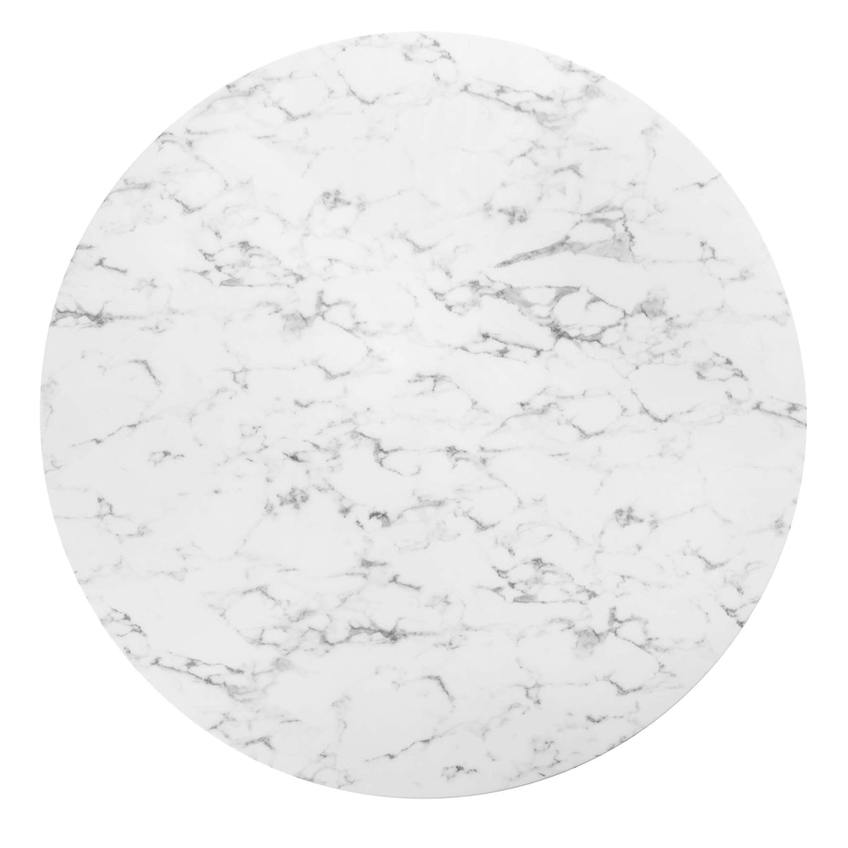 Lippa Round Faux Marble Dining Table by Modway