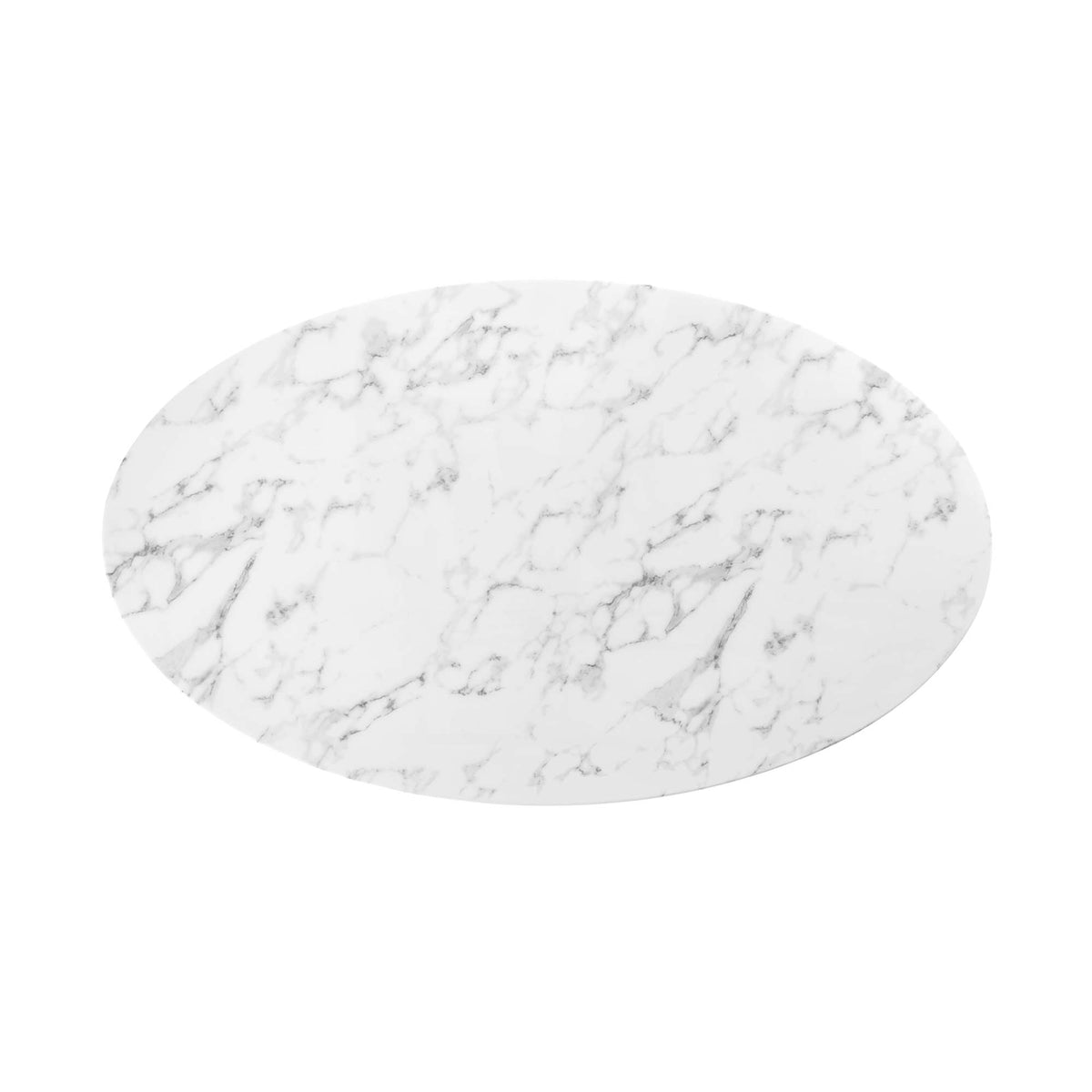 Lippa Oval Faux Marble Dining Table by Modway