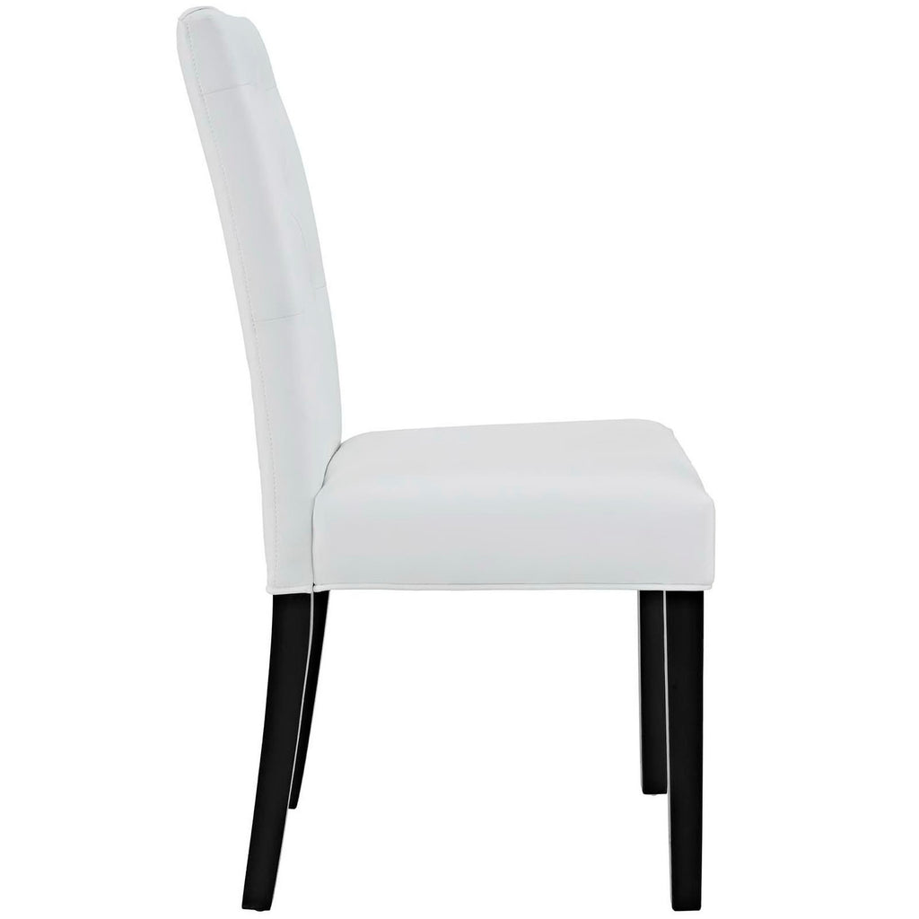 Confer Vinyl Dining Side Chair Set of 4 by Modway