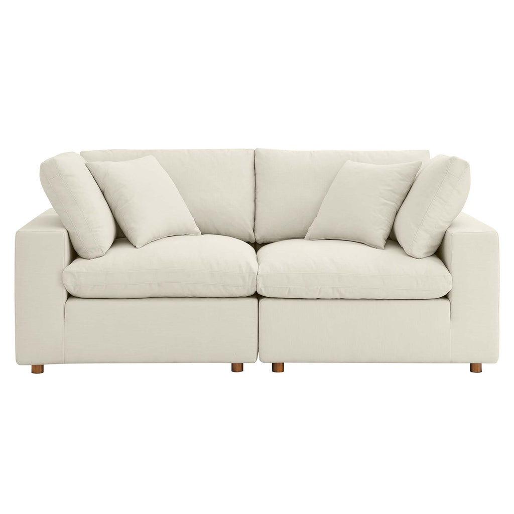 Commix 2 Piece Down Filled Overstuffed Sectional Sofa Set by Modway