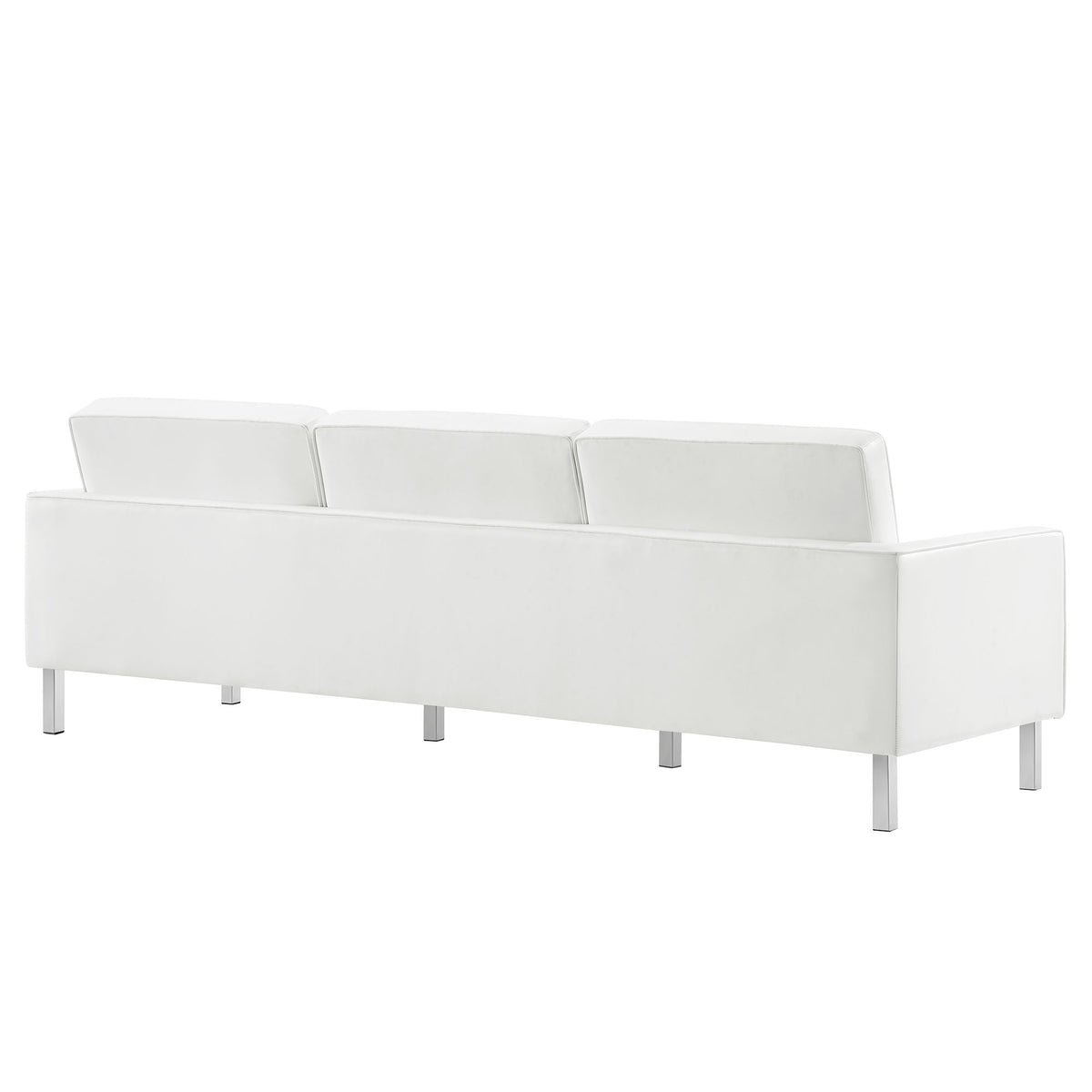 Loft Tufted Vegan Leather Sofa by Modway