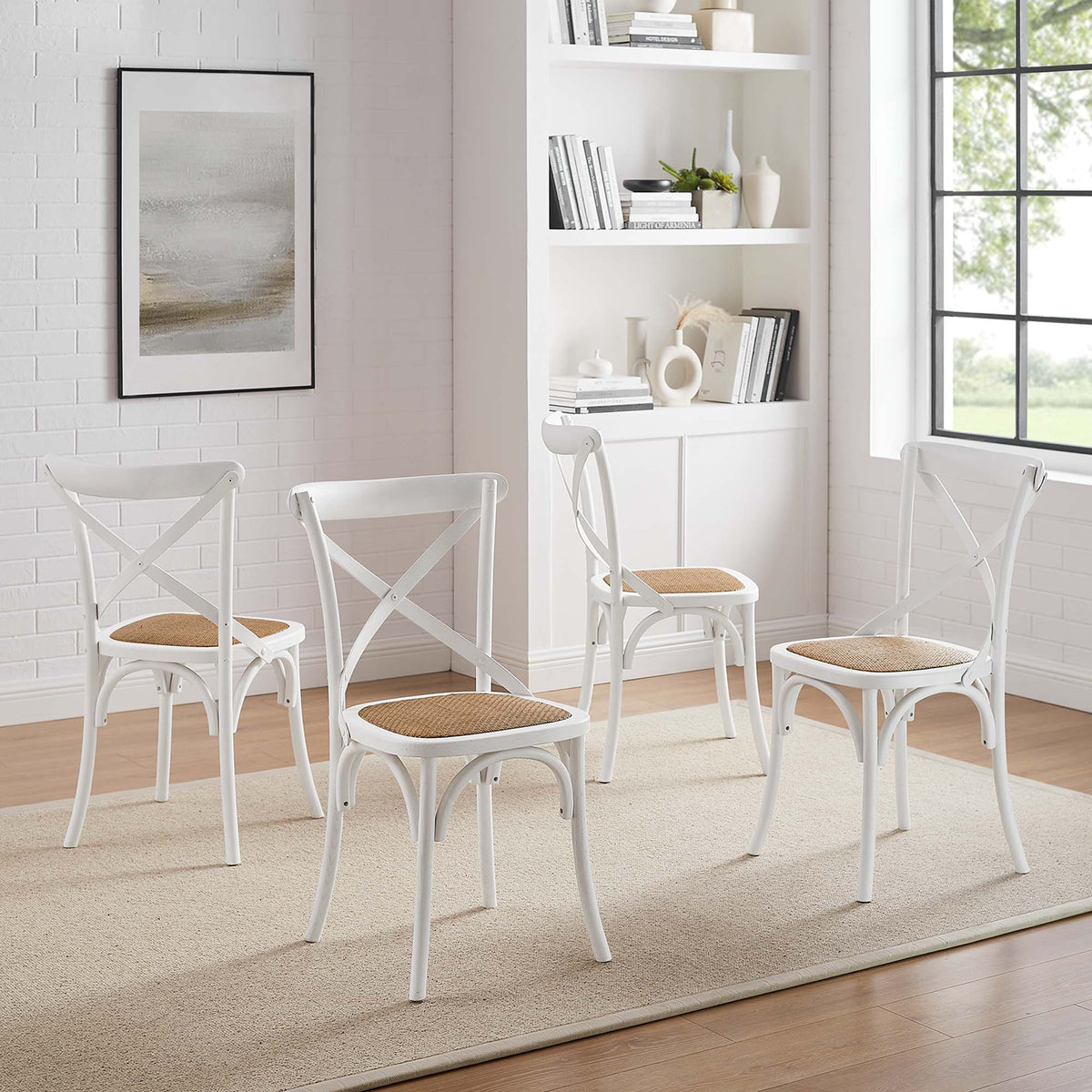 Gear Dining Side Chair Set of 4 by Modway