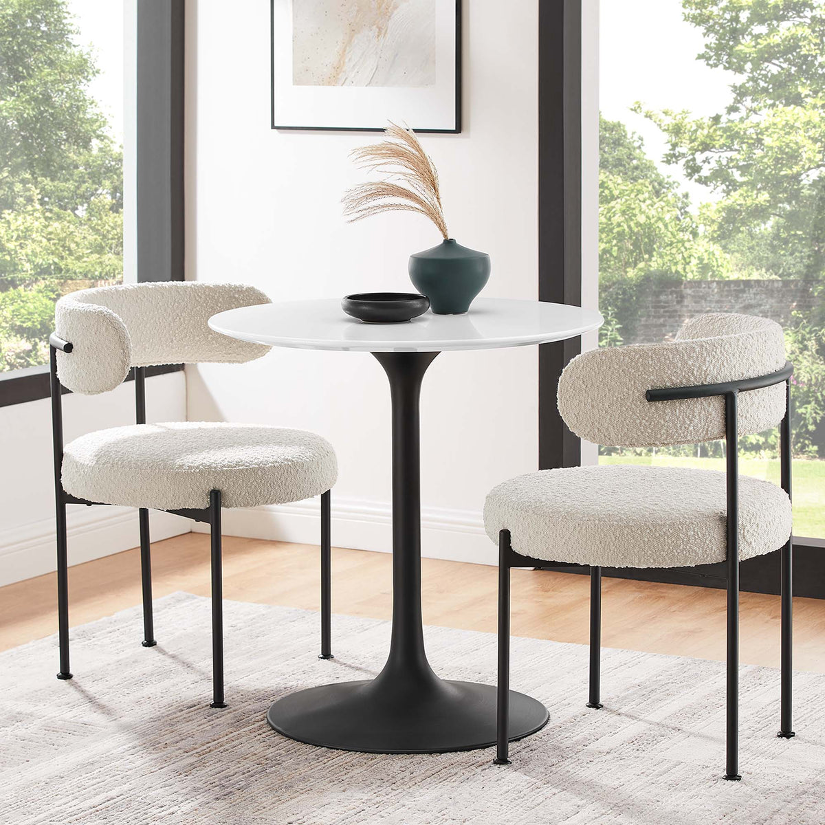 Lippa Round Wood Dining Table by Modway