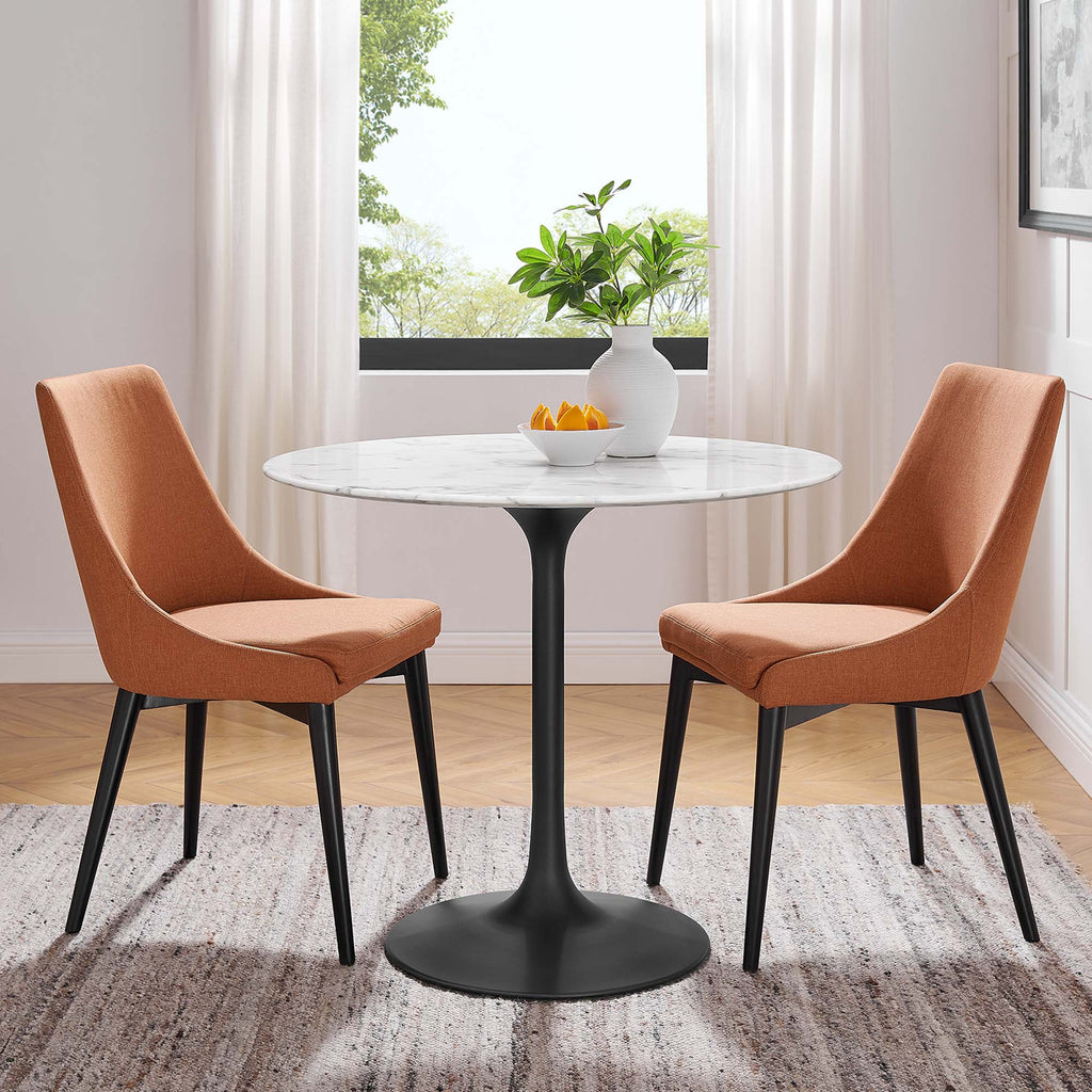 Lippa Round Faux Marble Dining Table by Modway