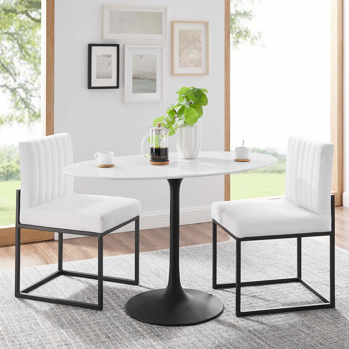 Lippa Oval Wood Dining Table by Modway