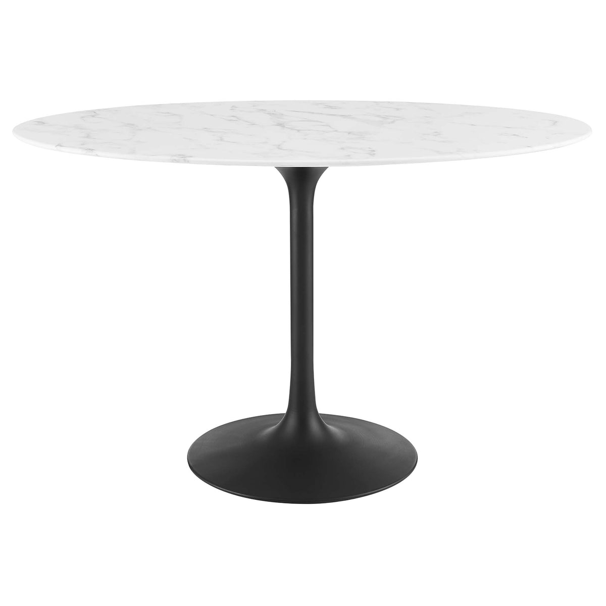 Lippa Oval Faux Marble Dining Table by Modway