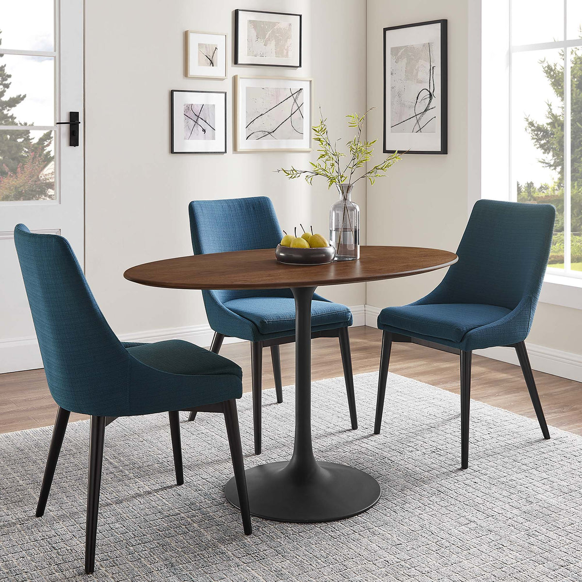 Lippa Oval Wood Dining Table by Modway