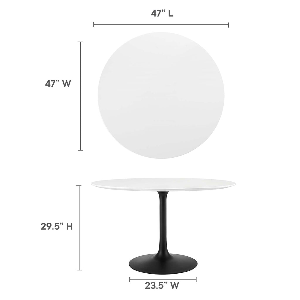 Lippa Round Wood Dining Table by Modway