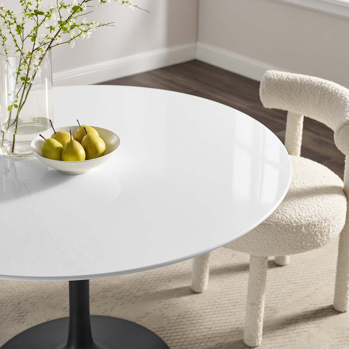 Lippa Round Wood Dining Table by Modway