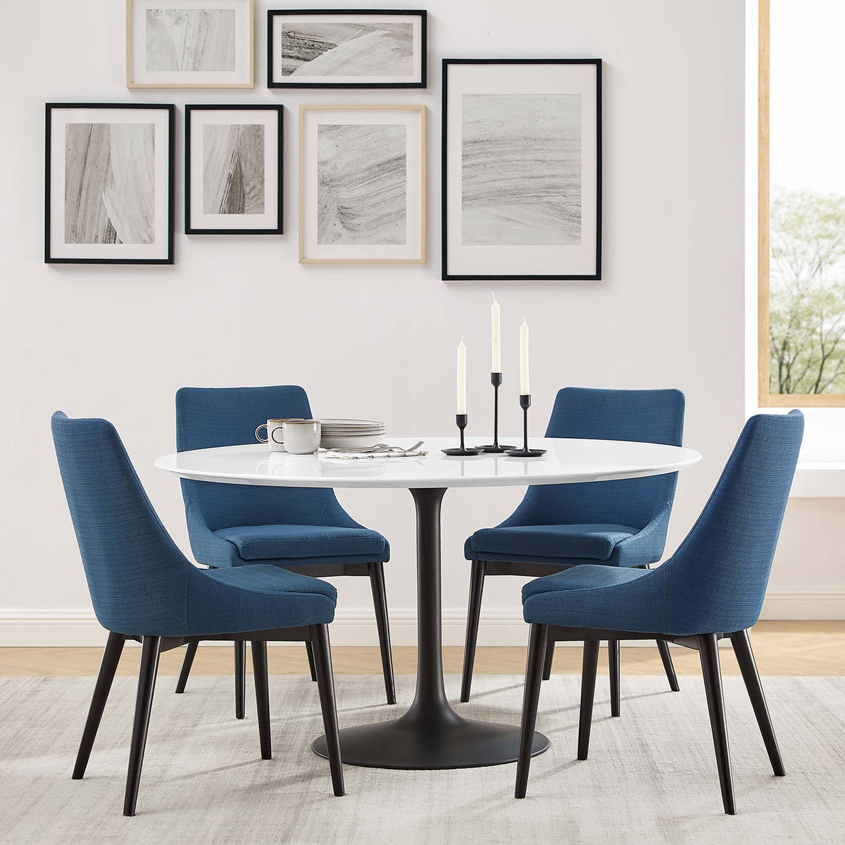 Lippa Round Wood Dining Table by Modway