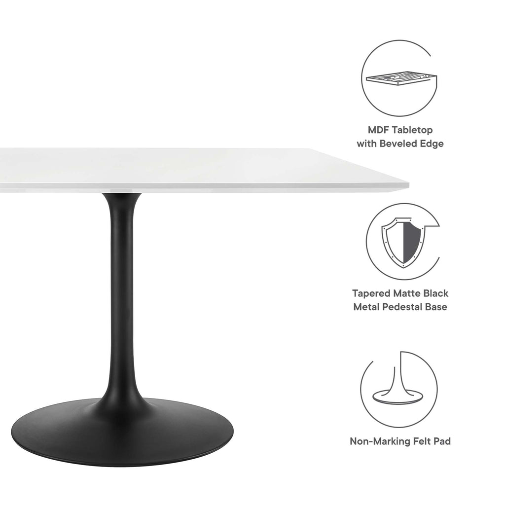 Lippa Square Wood Dining Table by Modway