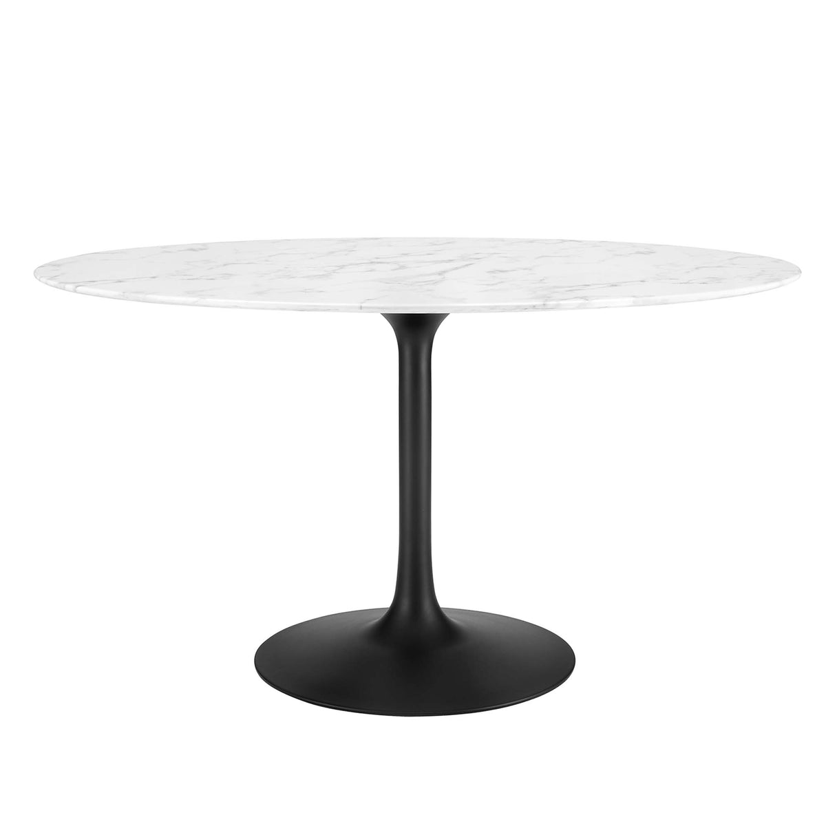 Lippa Oval Faux Marble Dining Table by Modway
