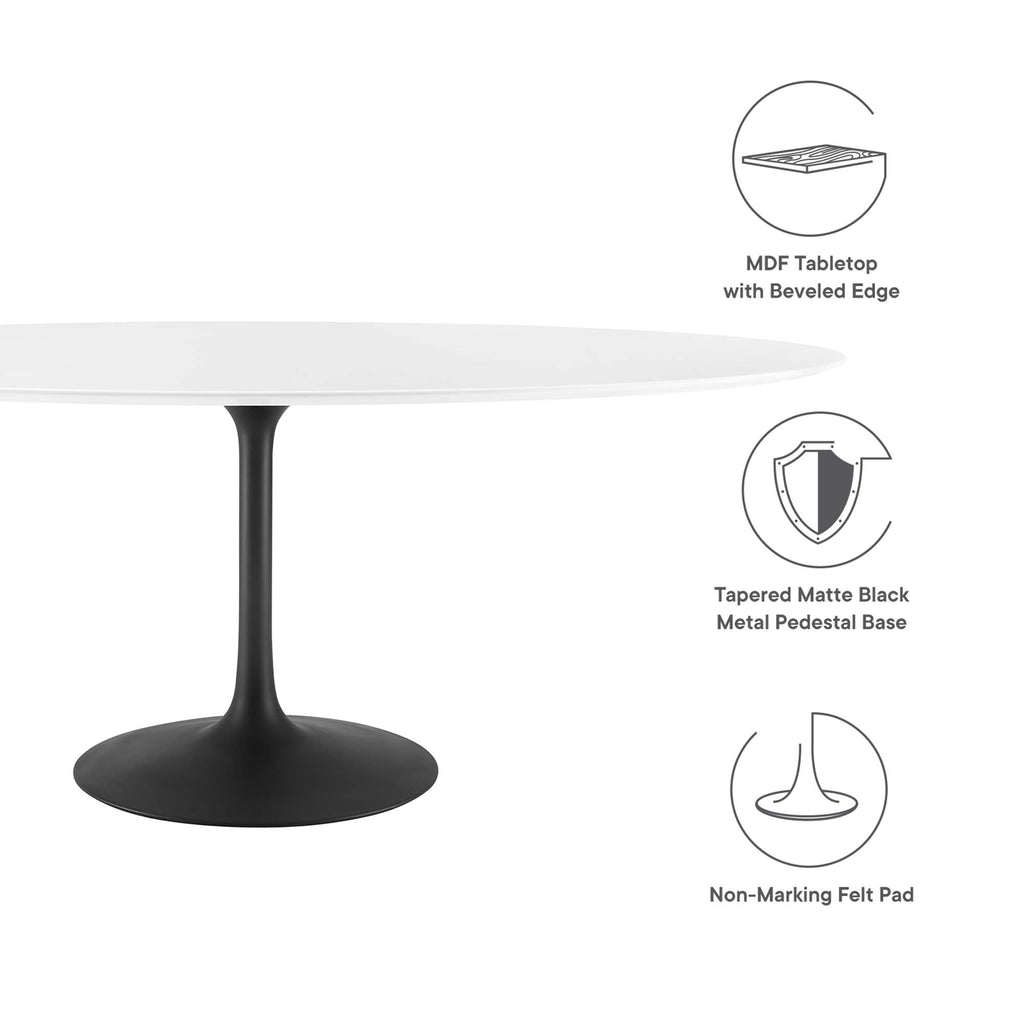 Lippa Oval Wood Dining Table by Modway
