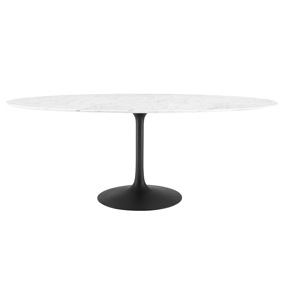 Lippa Oval Faux Marble Dining Table by Modway